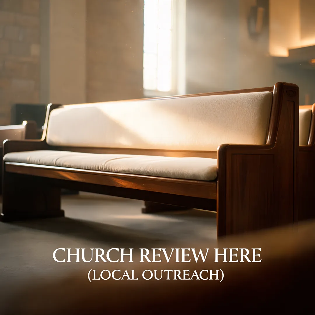 Giving testimony to local church for outreach