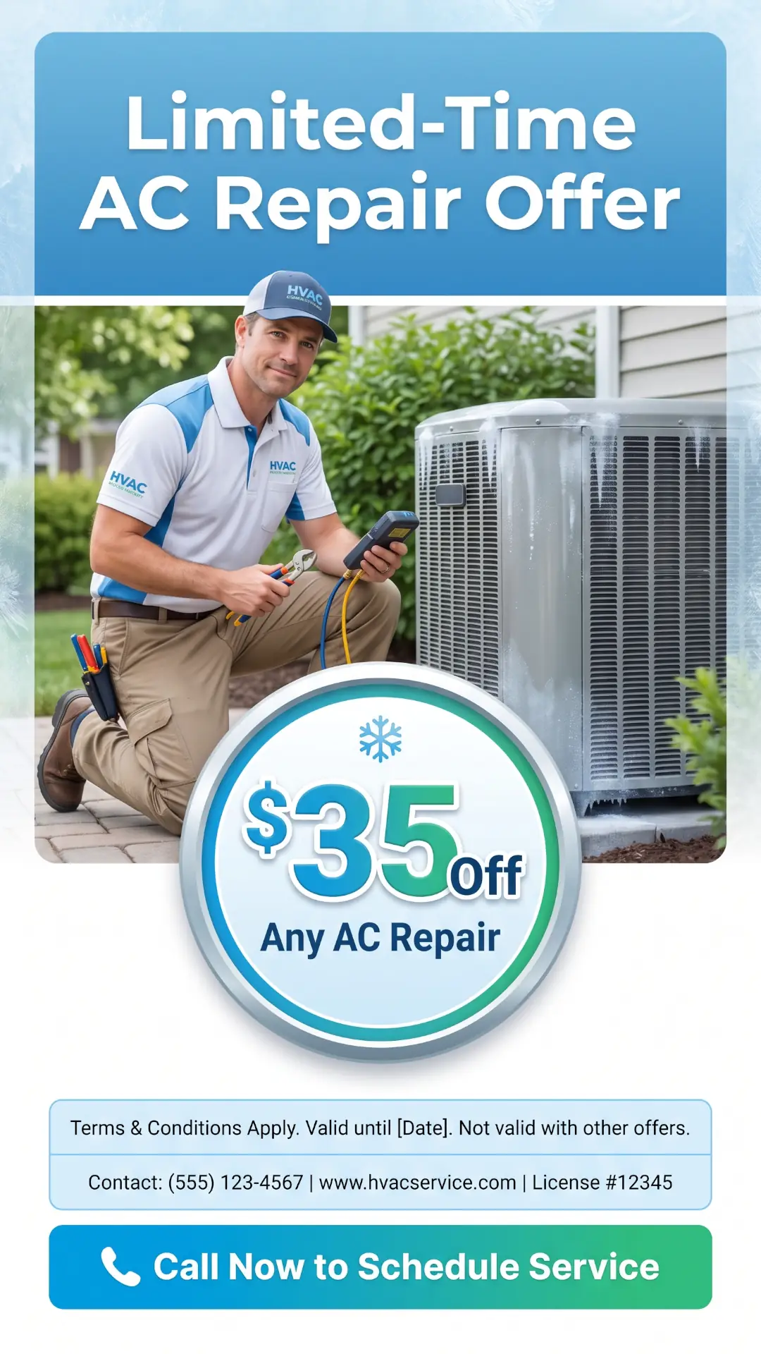 HVAC system promotional special