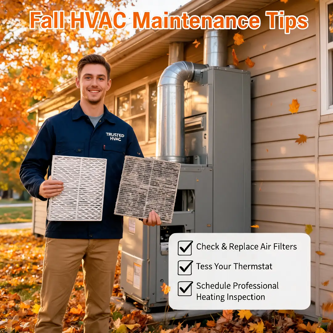 Fall season work on the HVAC system