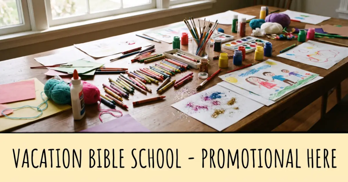 Local vacation bible school promotion